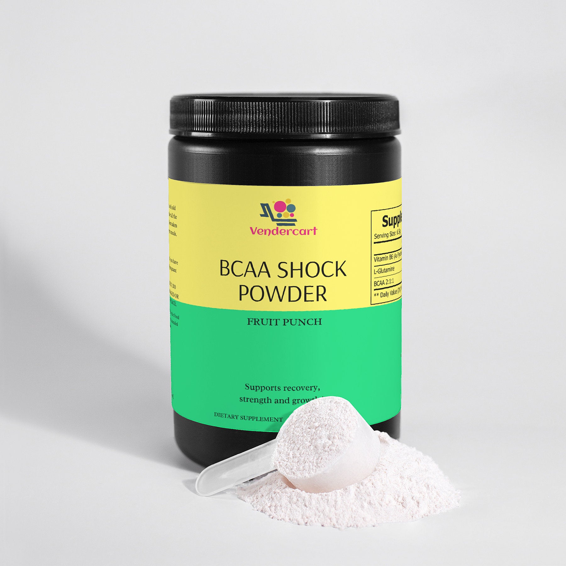 BCAA Shock Powder Fuel Muscle Growth, Enhance Recovery Boost Performance.