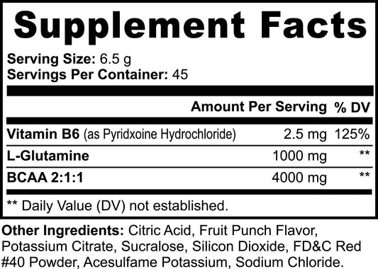 BCAA Shock Powder Fuel Muscle Growth, Enhance Recovery Boost Performance.
